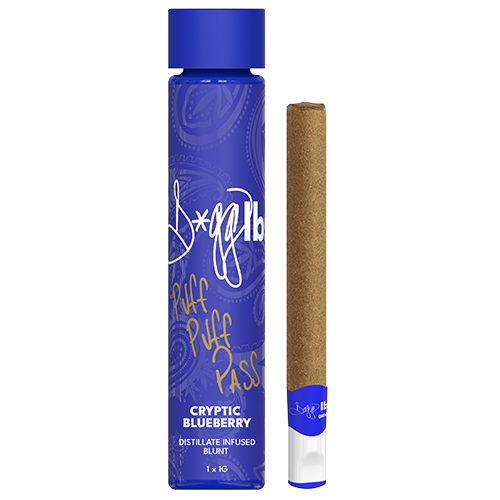 Dogg Lbs Cryptic Blueberry Distillate Infused 1x1g Blunt Tube Combo 500x500